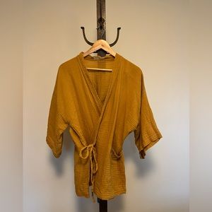 Odd Bird Co Kardeş Loungewear Top - Marigold size M